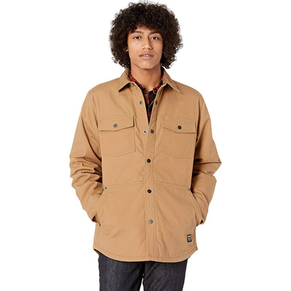 Timberland PRO 20th Anniversary Roughcast Shirt Jacket Mens S Dark Wheat RED628
